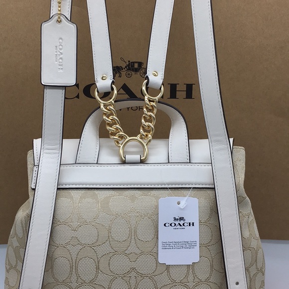 Coach Bags Coach Elle Backpack In Signature Jacquard Poshmark